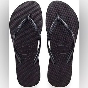 Havaianas Black Slim Flip Flops